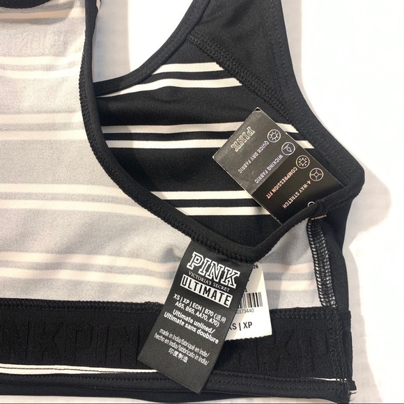 New Victoria’s Secret Pink Ultimate Racerback Sports Bra Size XS - Picture 5 of 13
